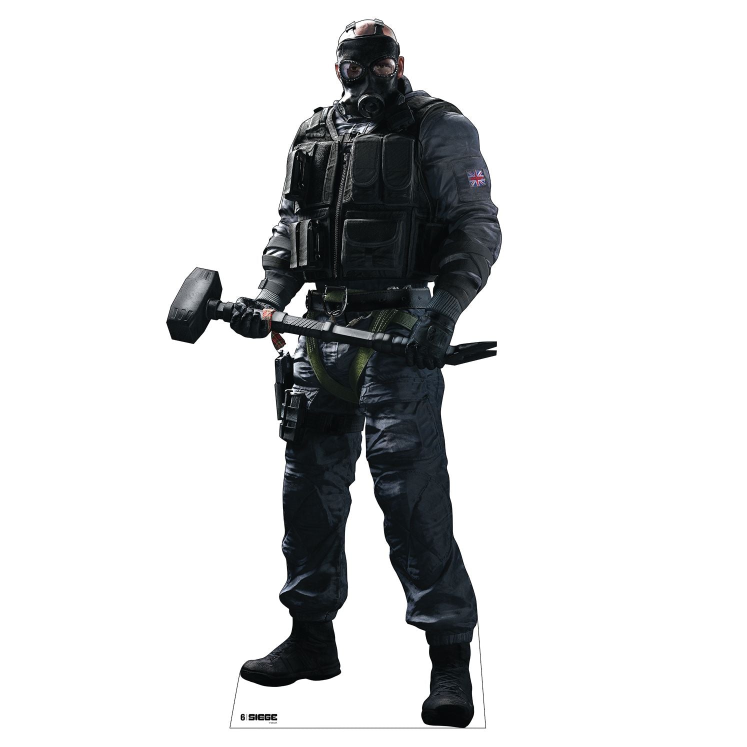 Rainbow Six Siege standee Sledge cartoncino