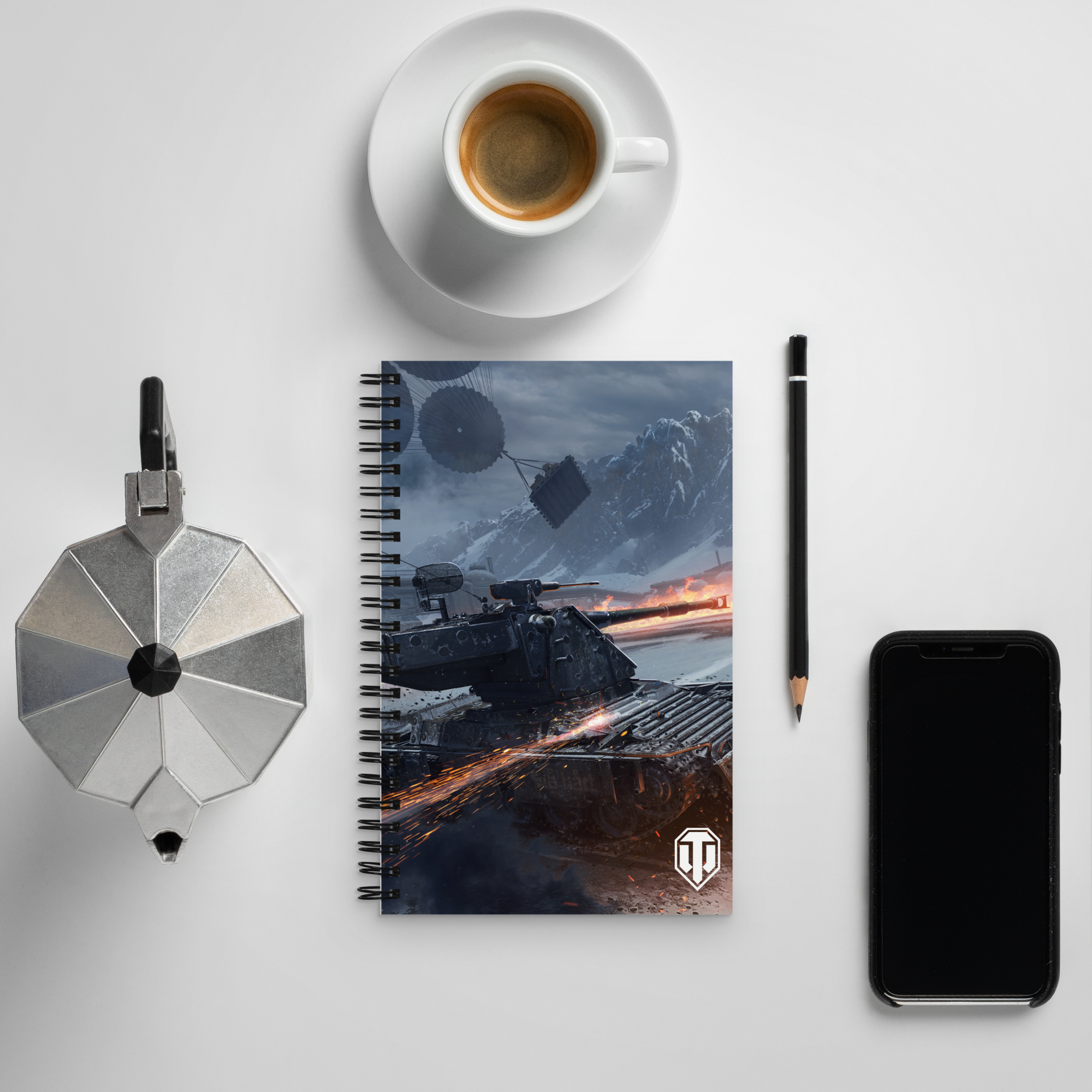 World of Tanks Steel Hunter quaderno spiralato A5