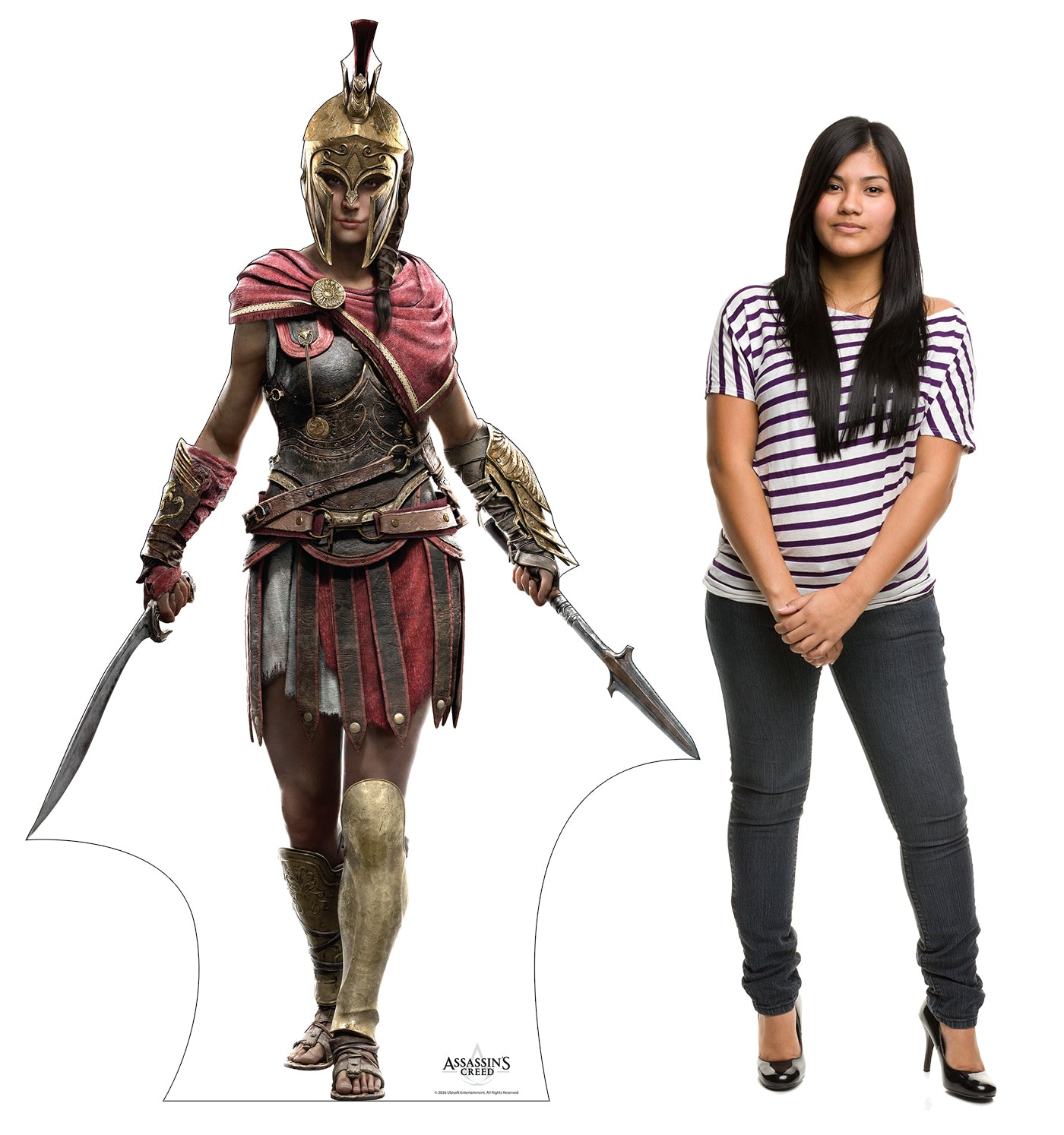 Ubisoft Assassin's Creed Odyssey Standee Kassandra cartone 183 cm