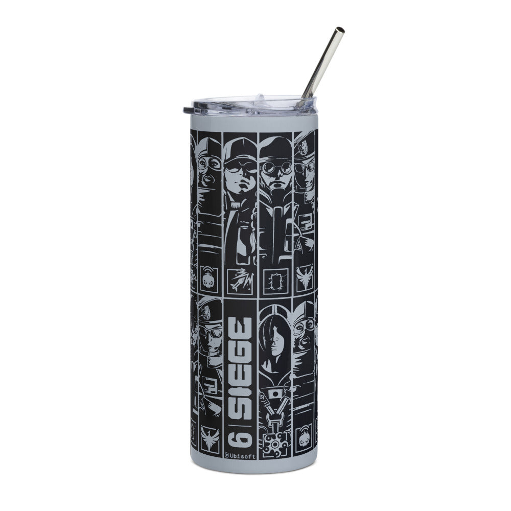 UBICollectibles Six Siege Operators borraccia termica acciaio 20 oz
