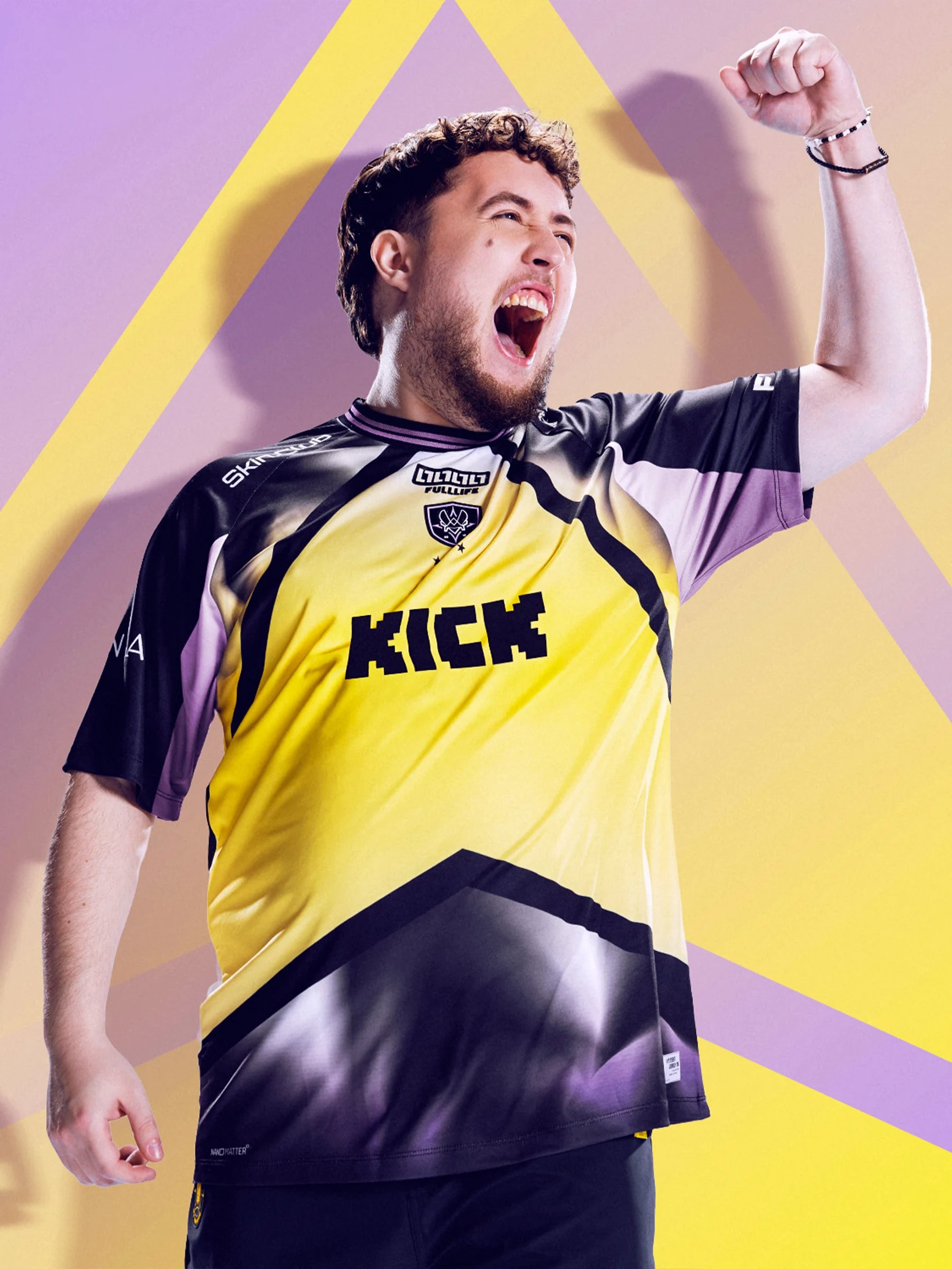 Fulllife 2026 CS2 Cologne Major jersey gialla viola