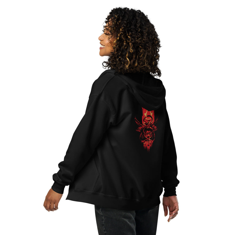 UBICollectibles Assassin's Creed Shadows felpa zip nera in misto cotone