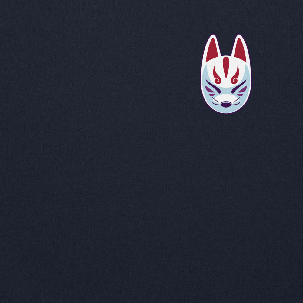 UBICollectibles Brawlhalla Mask felpa cappuccio blu misto cotone