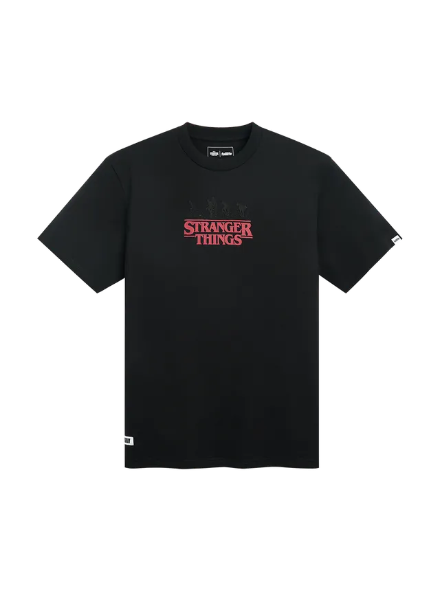 Stranger Things T-shirt maglietta Hawkins cotone bio