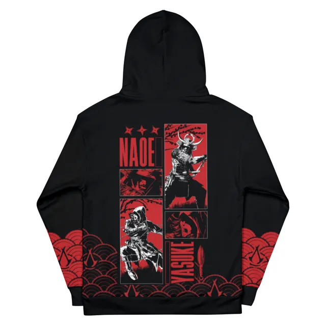 UBICollectibles Assassin's Creed Shadows felpa cappuccio L nera