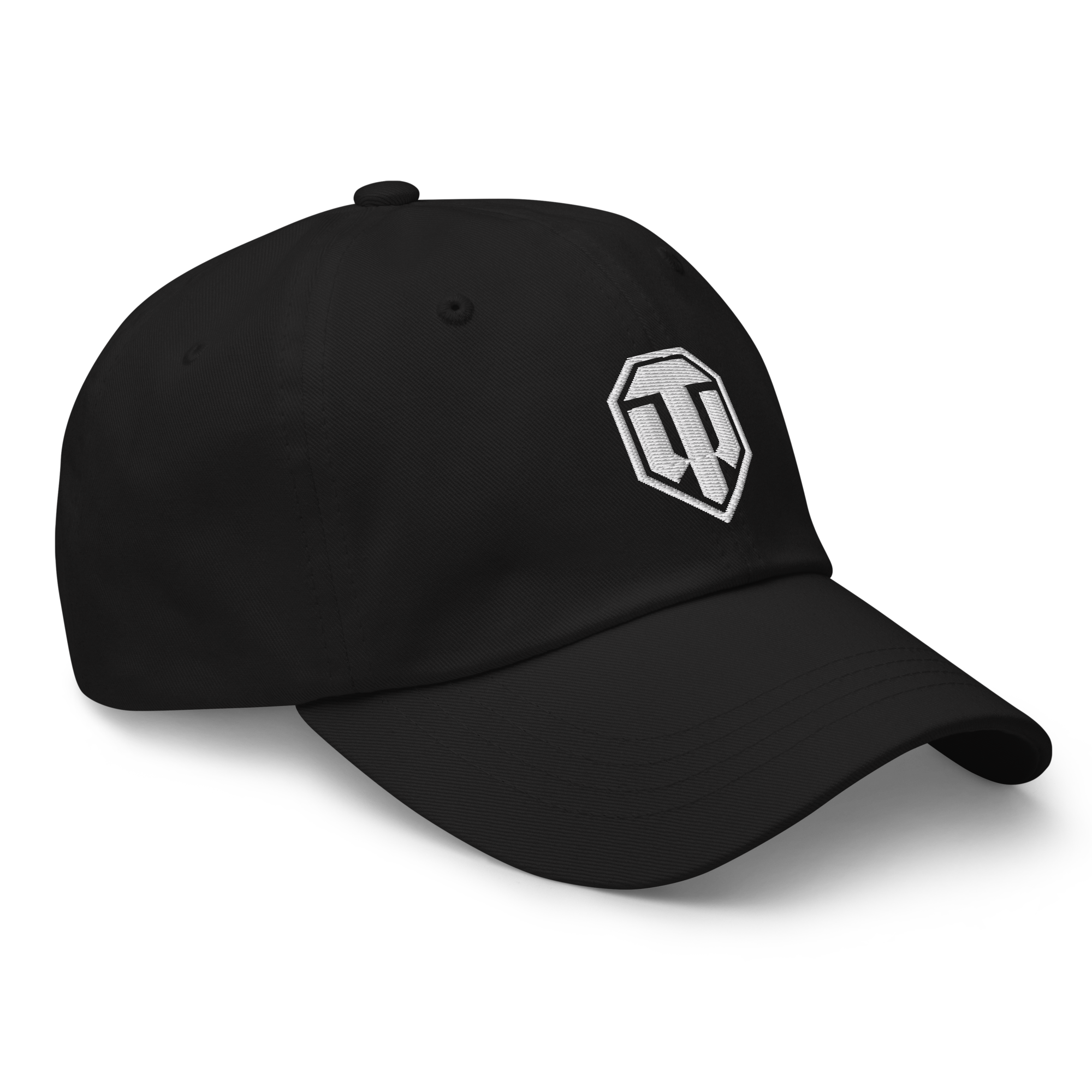 World of Tanks Logo cappellino dad hat nero cotone