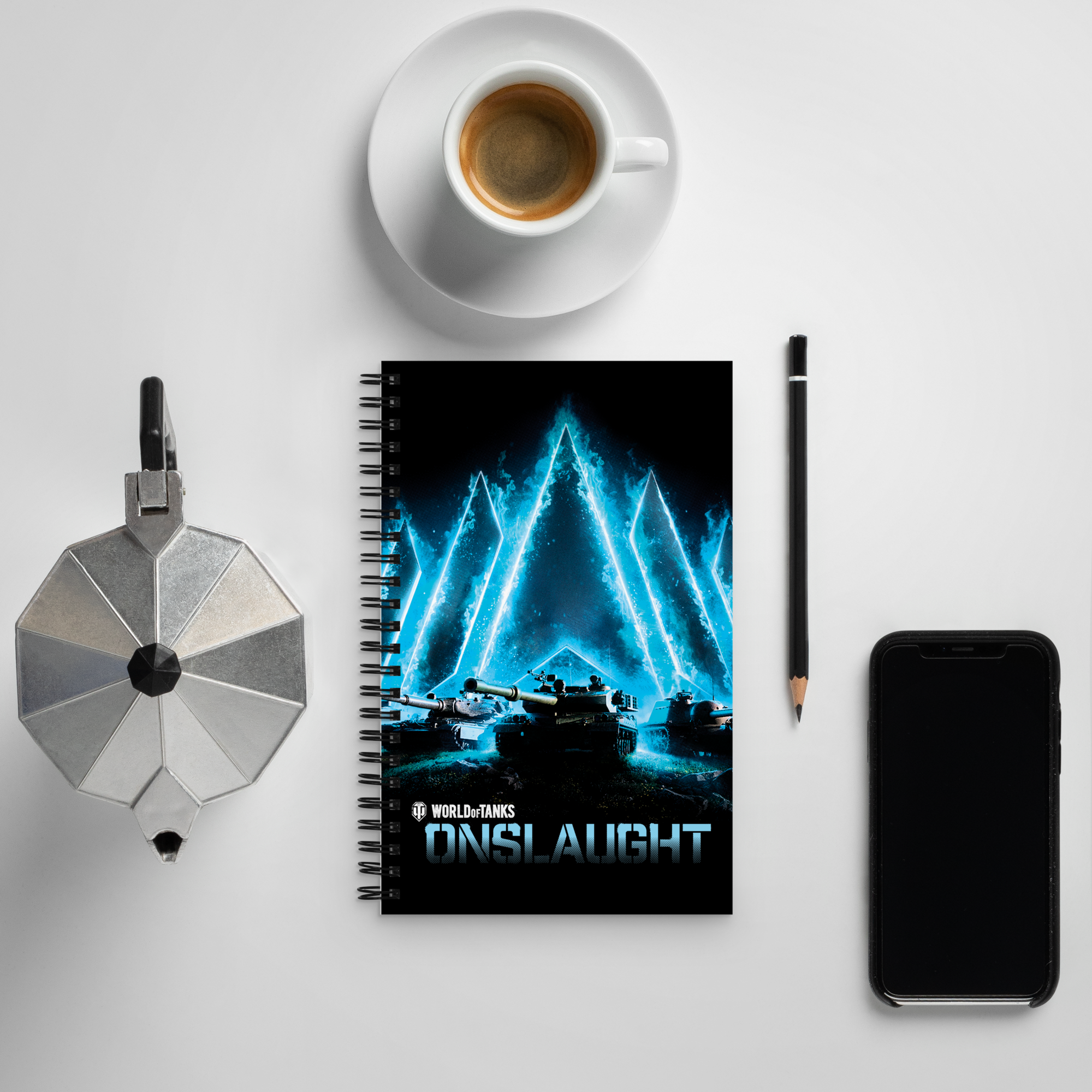 World of Tanks Onslaught quaderno spiralato 140 pagine