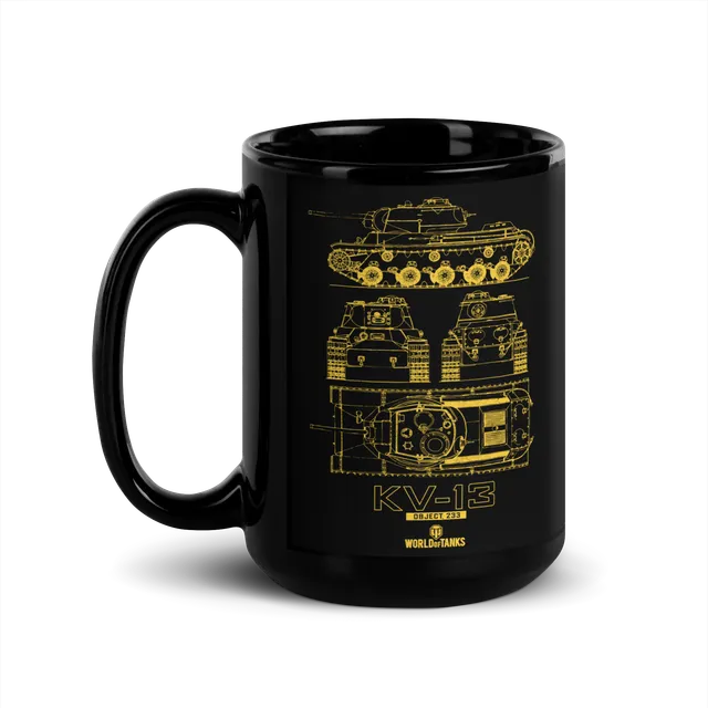 World of Tanks KV-13 Blueprint Tazza ceramica 443 ml