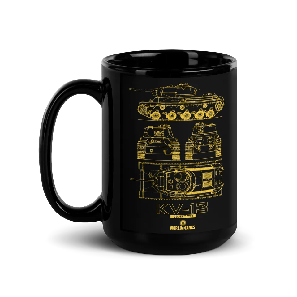 World of Tanks KV-13 Blueprint Tazza ceramica 443 ml
