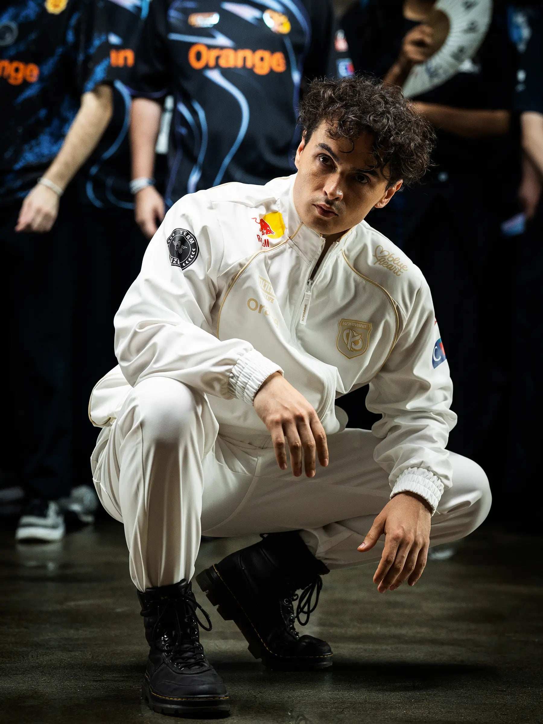 Karmine Corp 2026 Worlds Pants pantaloni bianchi