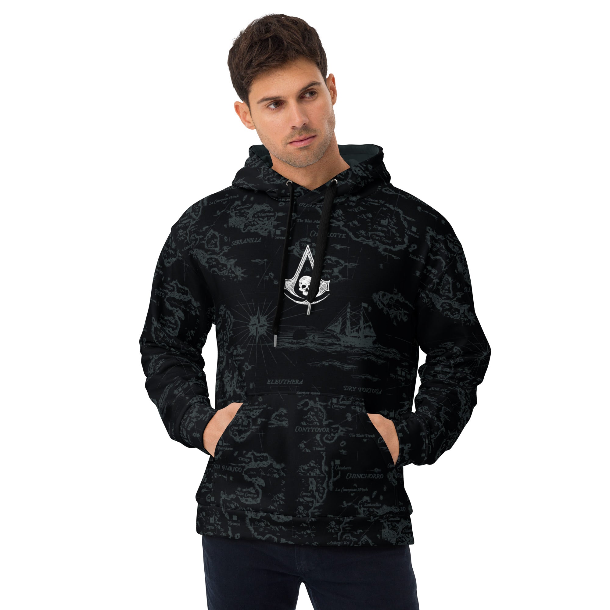 UBICollectibles Black Flag Resynced felpa mappa unisex