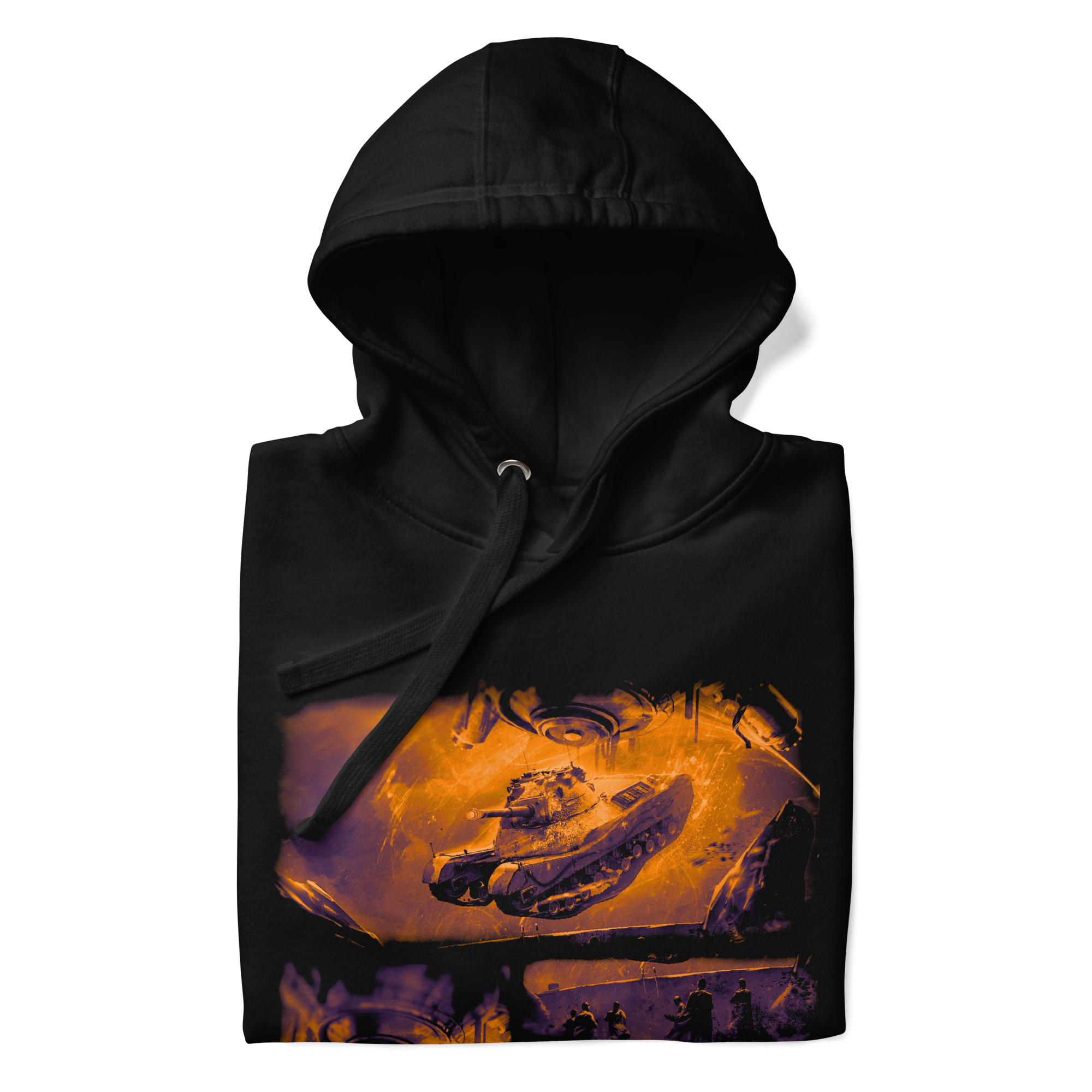 World of Tanks Halloween felpa cappuccio tasca cotone