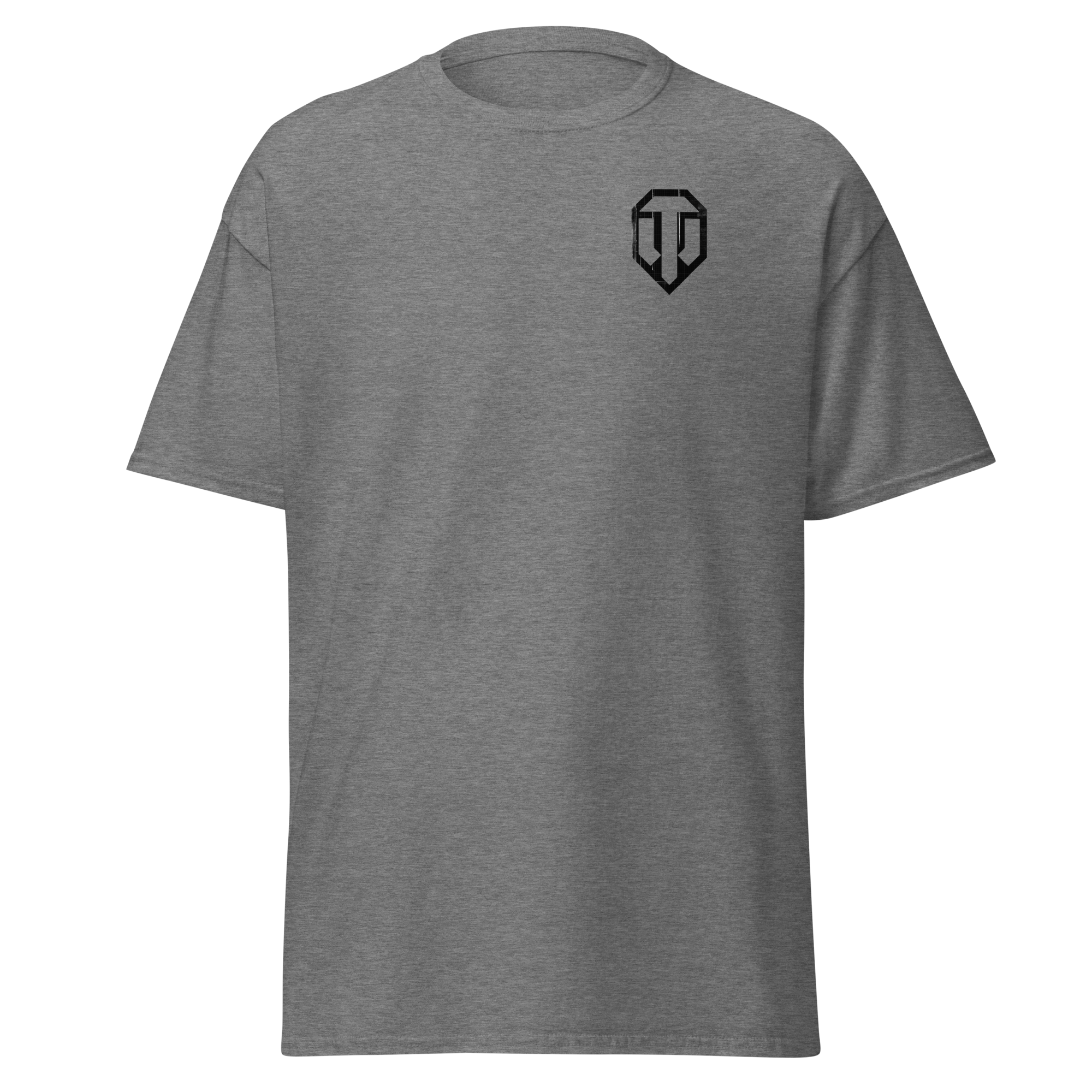 World of Tanks Grey Black maglietta cotone unisex