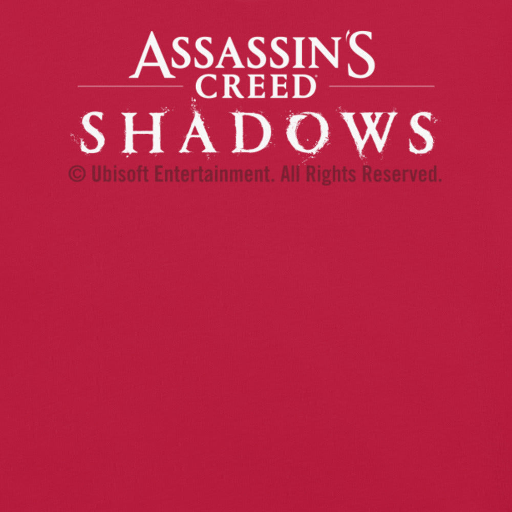 Assassin's Creed Shadows Assassin Insignia t-shirt cotone rossa