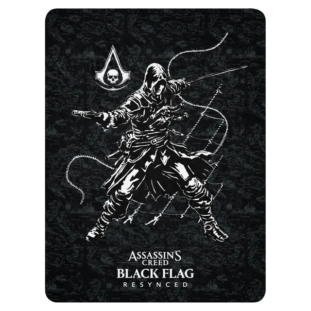 UBICollectibles Assassin's Creed Black Flag Resynced Edward Kenway coperta sherpa