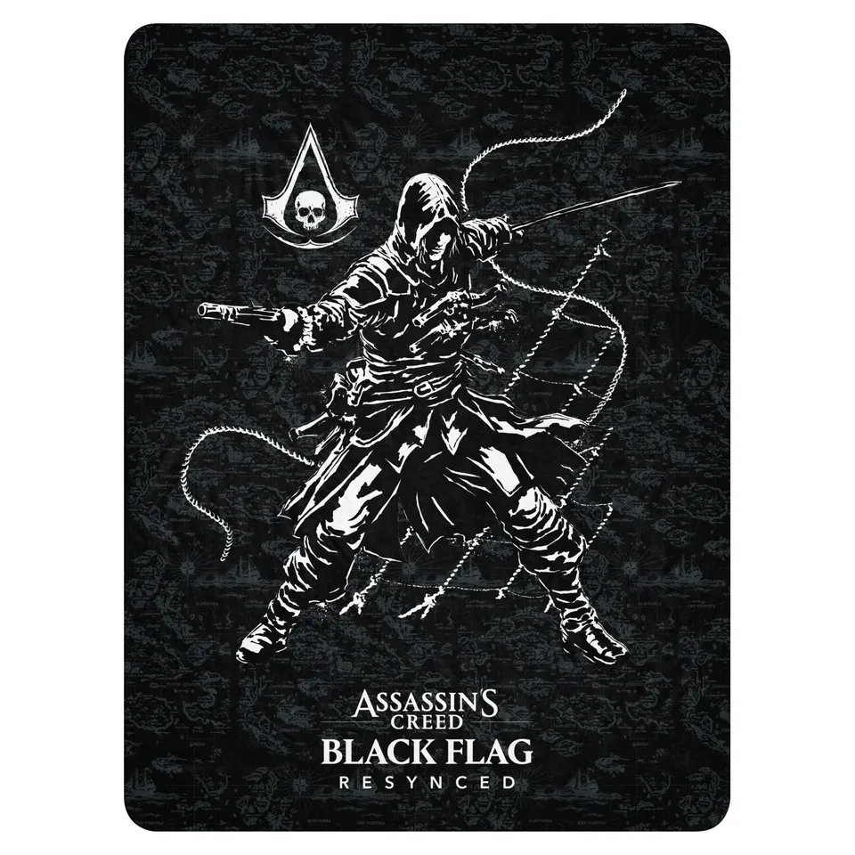 UBICollectibles Assassin's Creed Black Flag Resynced Edward Kenway coperta sherpa