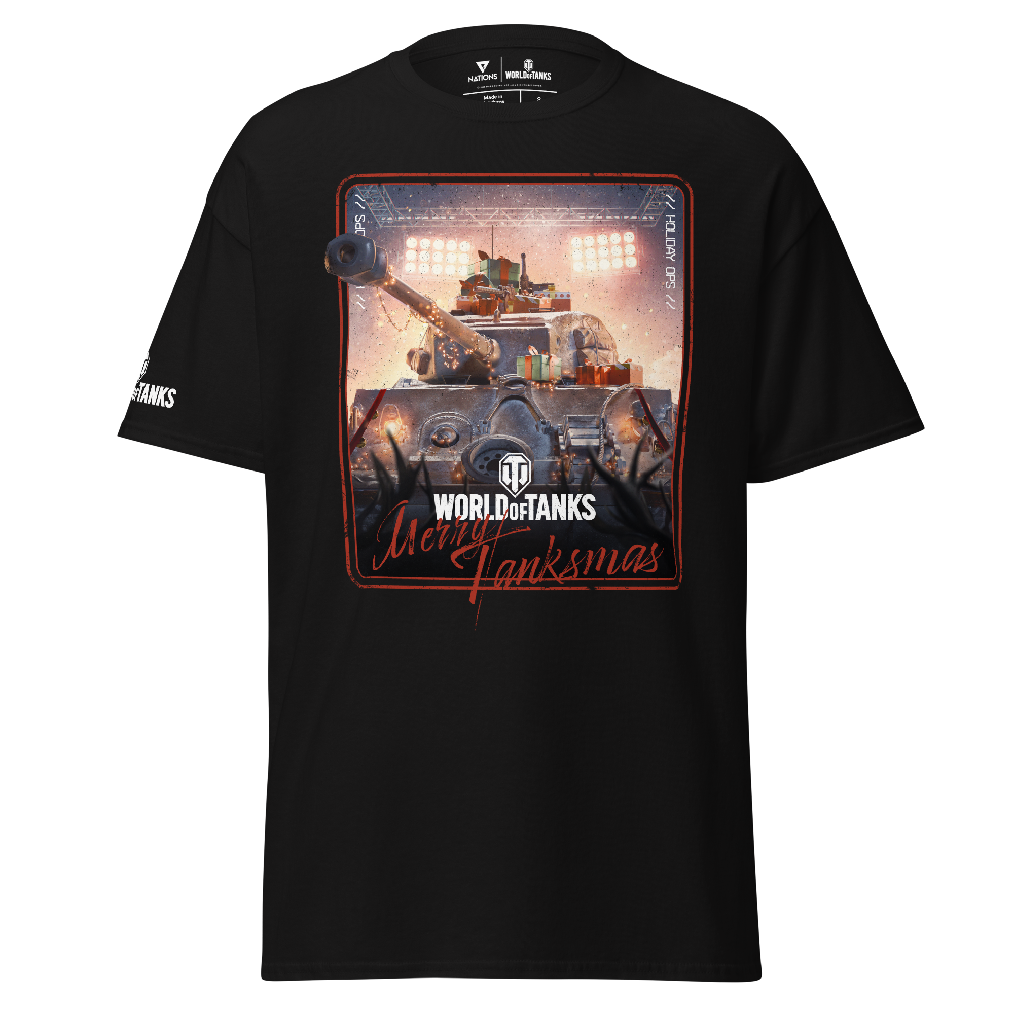 World of Tanks Holiday Ops maglietta cotone unisex