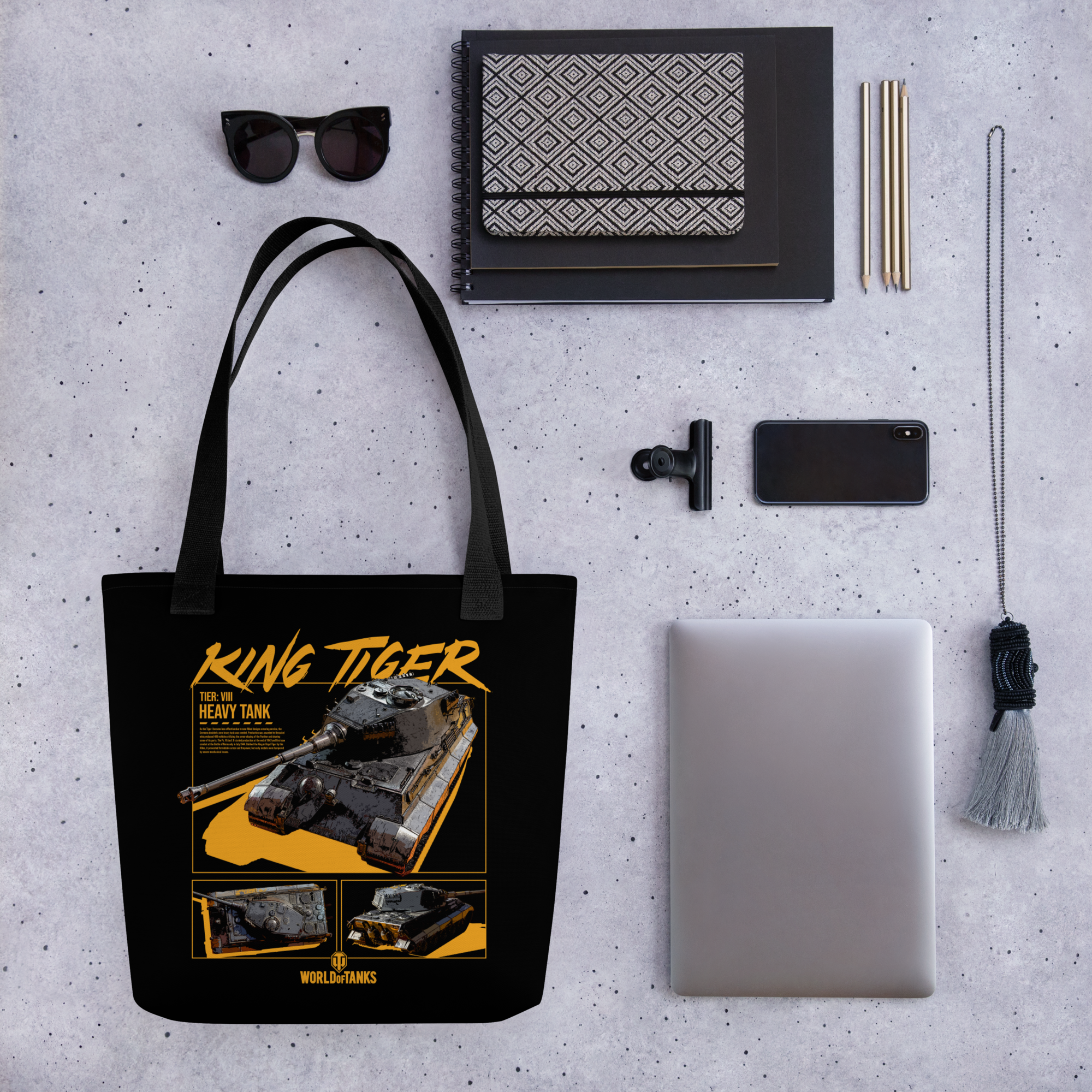 World of Tanks TankFest 2025 King Tiger shopper 10 l poliestere