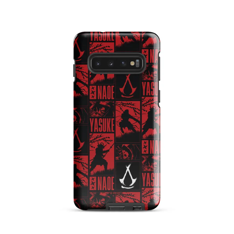 Ubisoft Assassin's Creed Names cover Samsung S24 Ultra doppia protezione