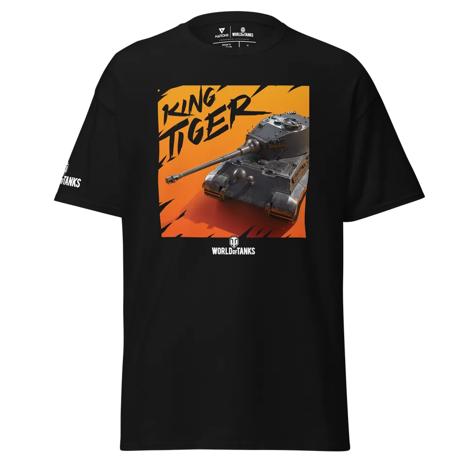 World of Tanks TankFest 2025 maglietta nera cotone unisex