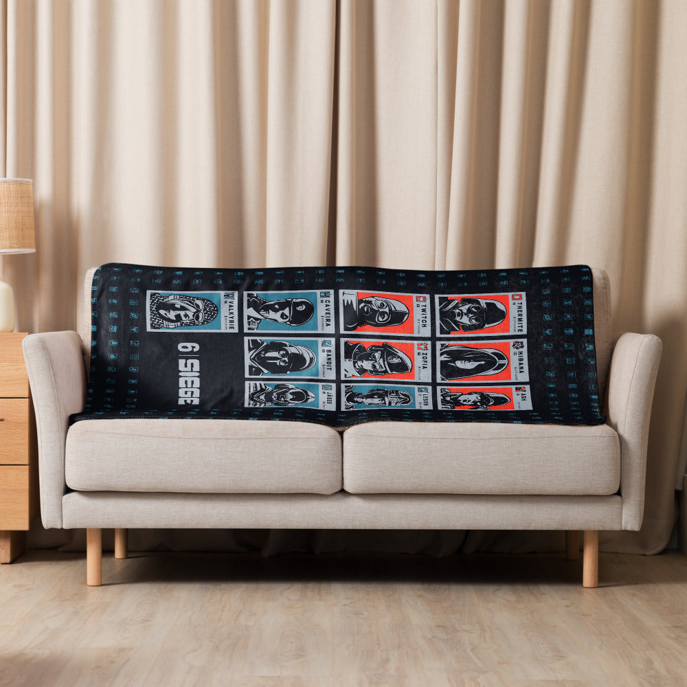 Ubisoft Rainbow Six Siege Operators coperta sherpa 127x152 cm