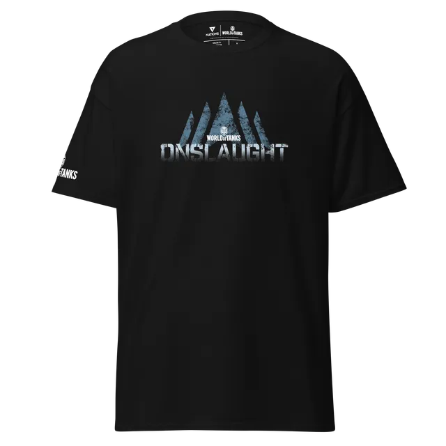 World of Tanks Onslaught 2025 T-shirt cotone unisex