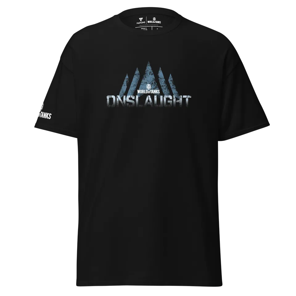 World of Tanks Onslaught 2025 T-shirt cotone unisex