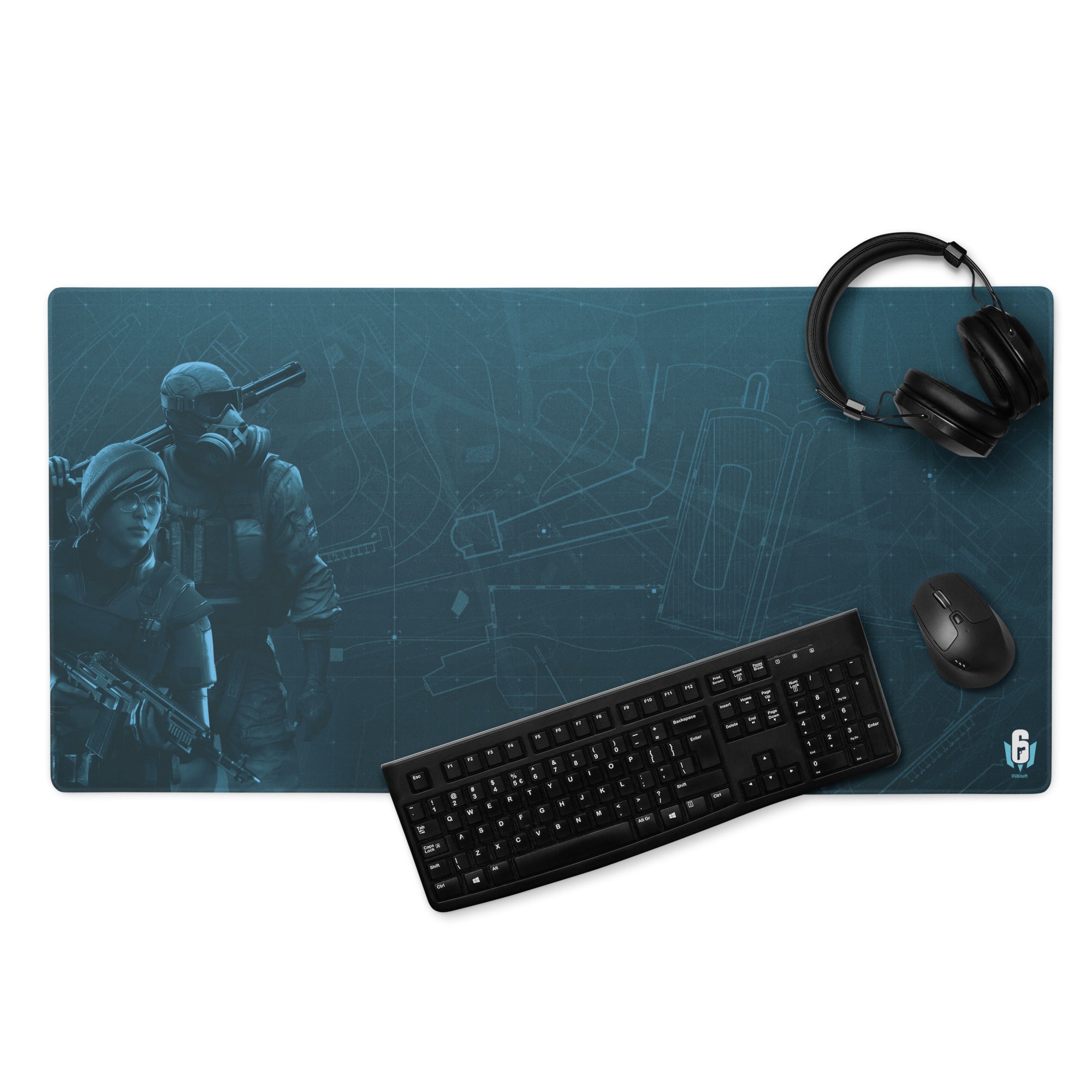 UBICollectibles Six Mobile Key Art tappetino mouse XL