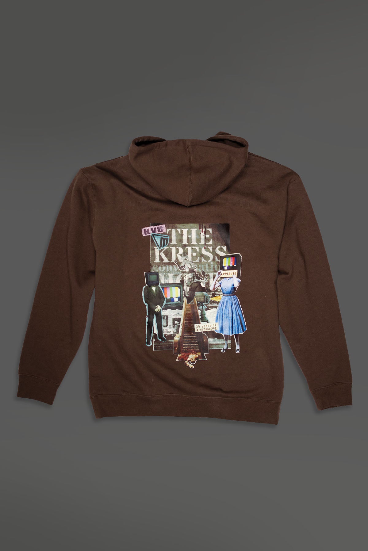 Red Barrels Television Studio felpa con cappuccio marrone unisex