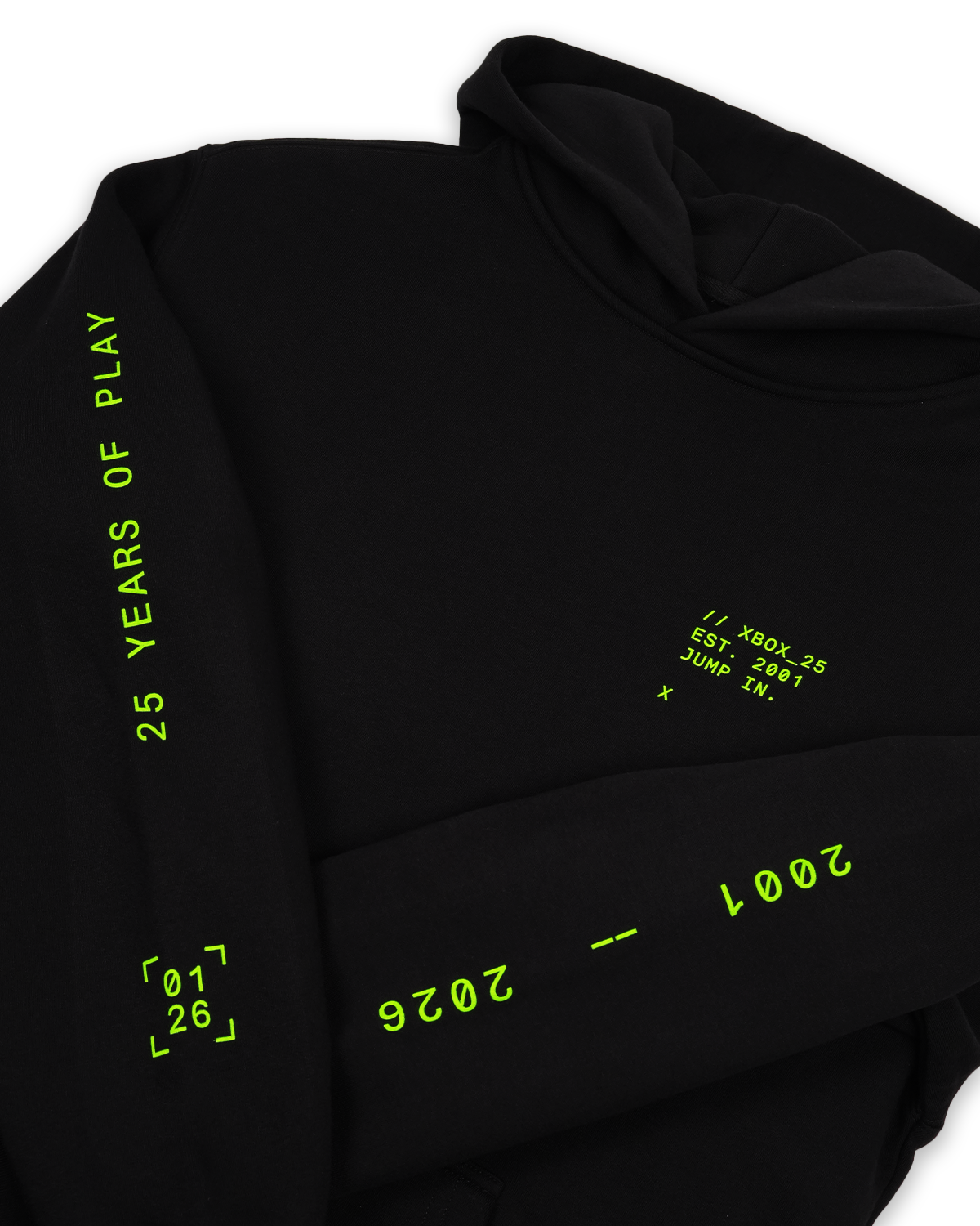 Xbox Gear Evolution felpa con cappuccio nera cotone
