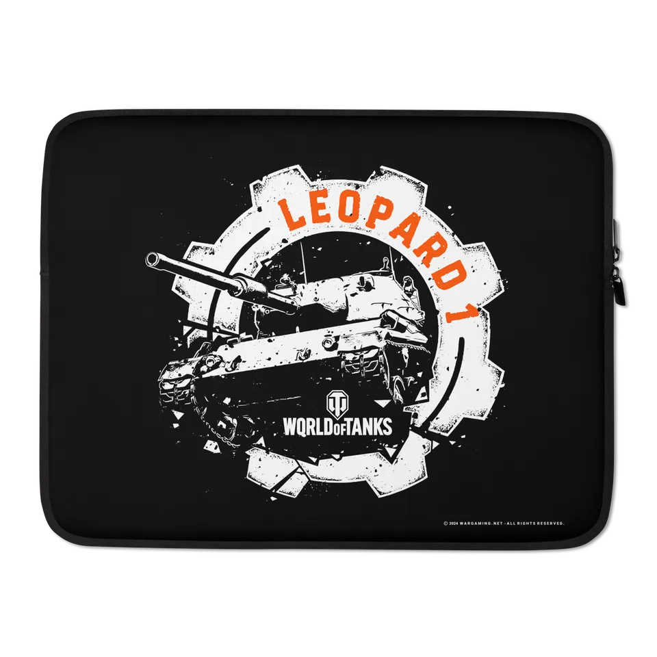 World of Tanks Leopard 1 custodia laptop neoprene