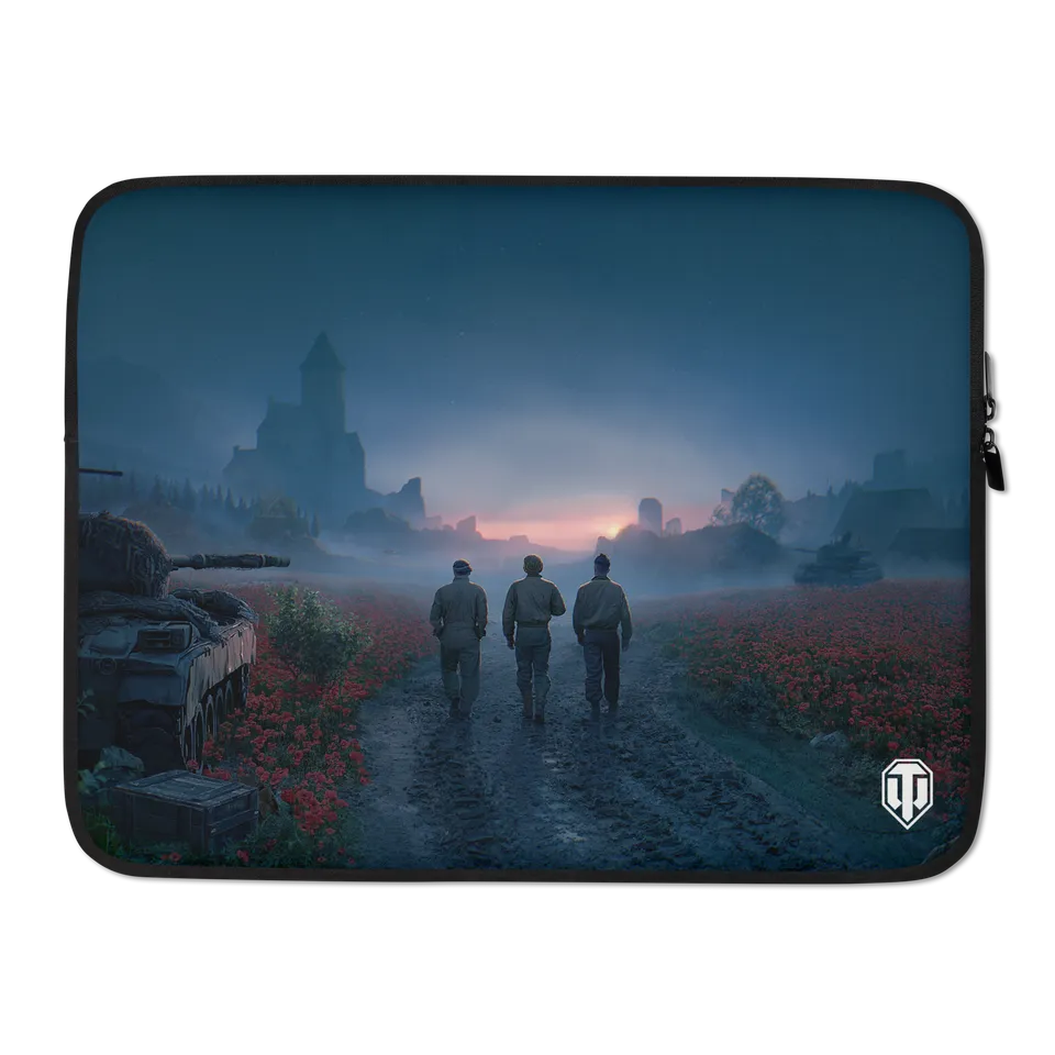 World of Tanks Victory Day custodia laptop neoprene