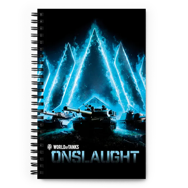 World of Tanks Onslaught quaderno spiralato 140 pagine