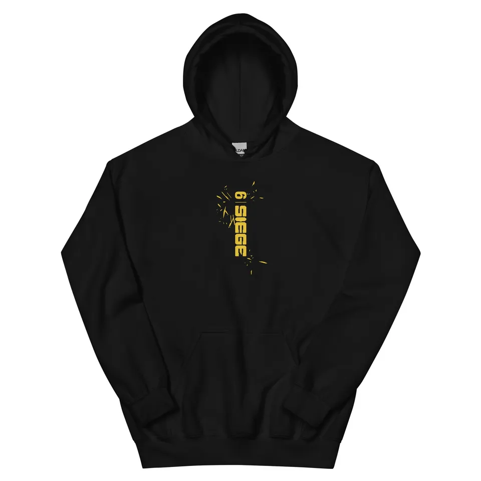 Rainbow Six Siege 10th Anniversary felpa cappuccio nera
