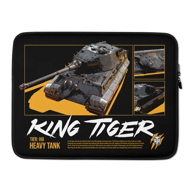 World of Tanks TankFest 2025 King Tiger custodia laptop neoprene