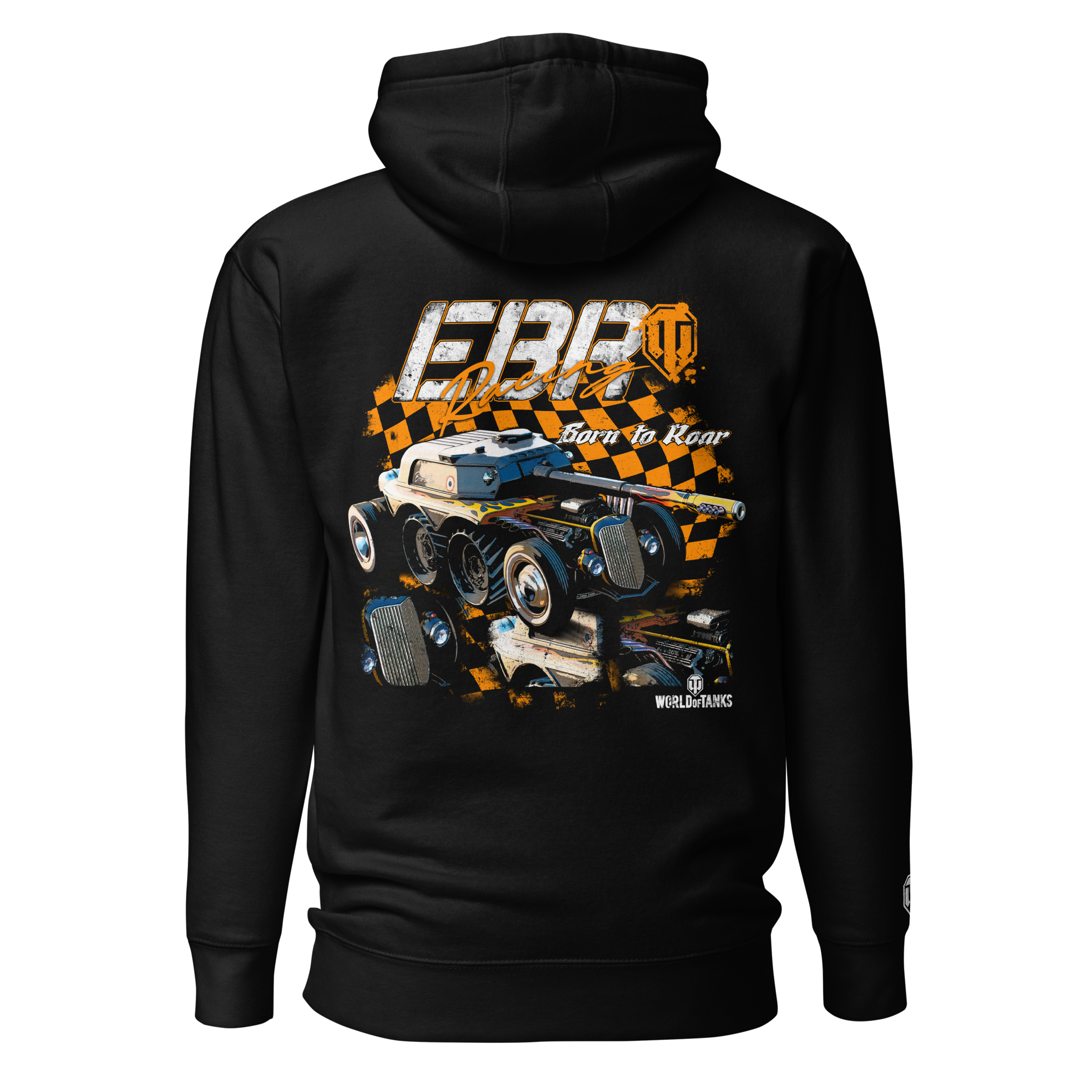 World of Tanks EBR Racing felpa con cappuccio cotone unisex