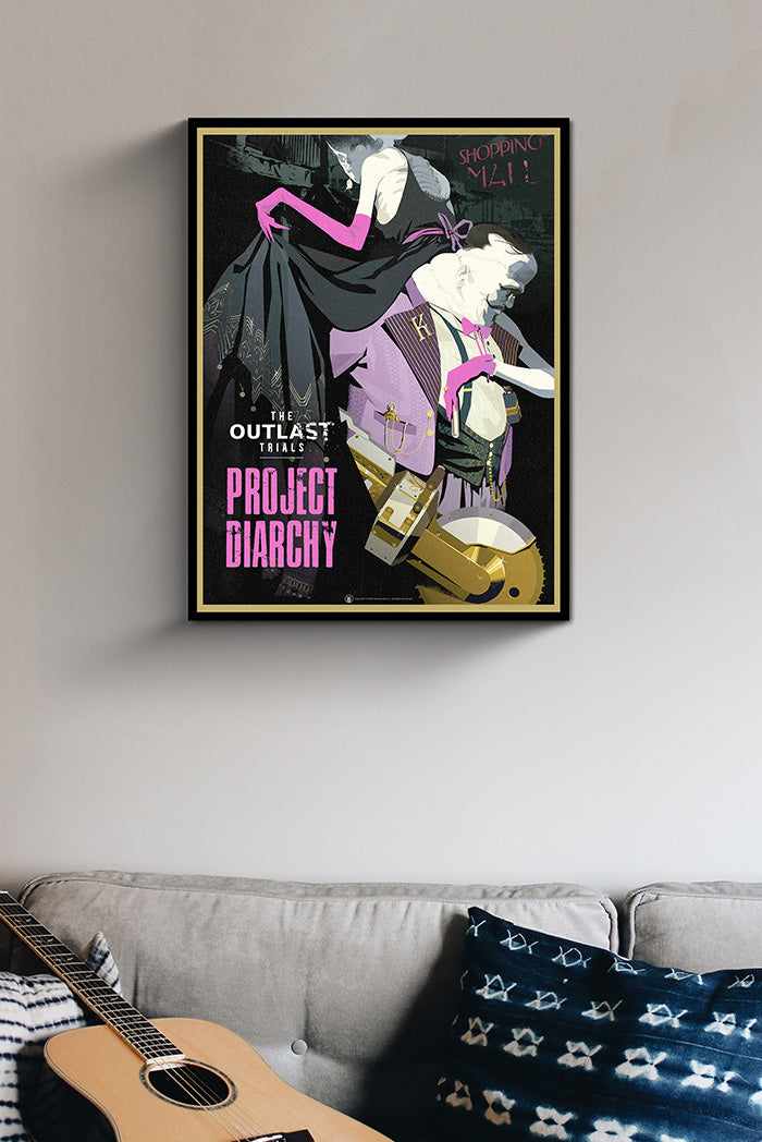 Red Barrels Outlast Project Diarchy poster 18x24 ufficiale