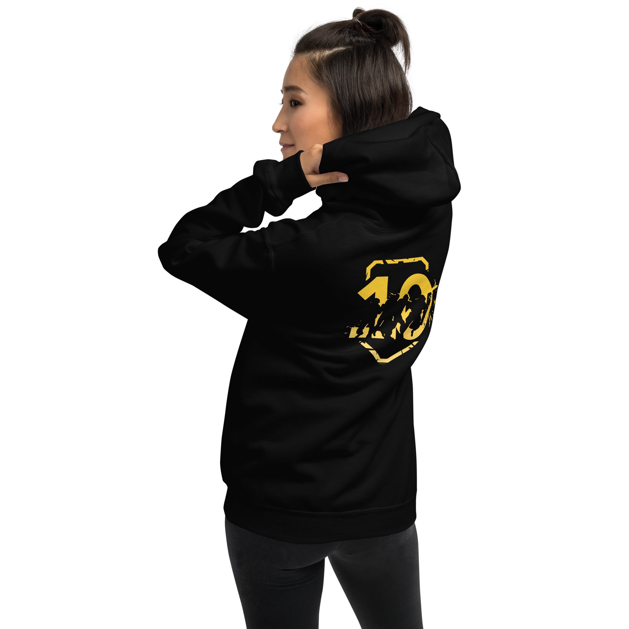 Rainbow Six Siege 10th Anniversary felpa cappuccio nera