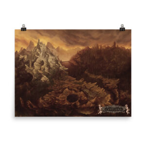 The Game Kitchen Blasphemous Cvstodia Map poster licenza ufficiale
