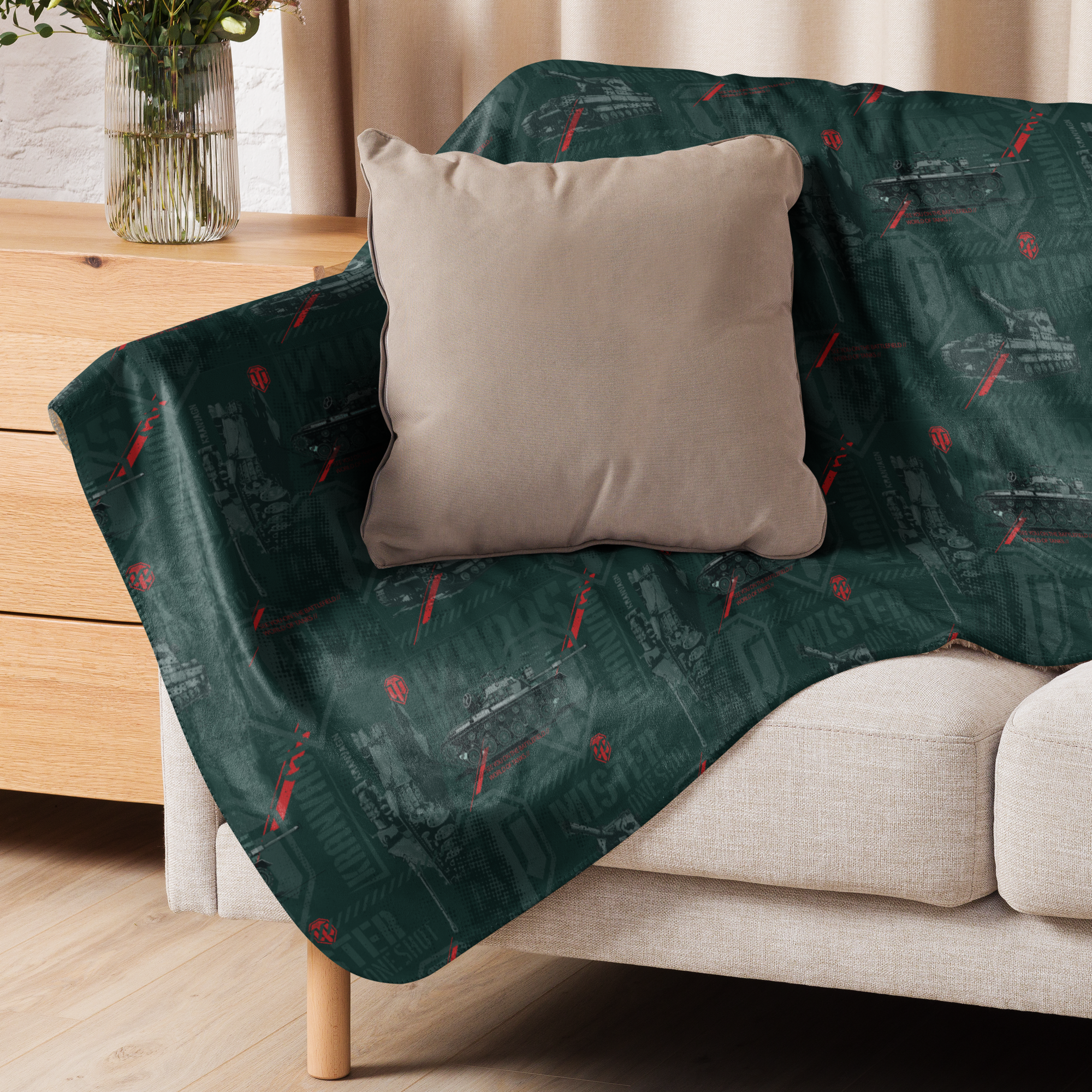 World of Tanks One Shot Holiday coperta sherpa calda