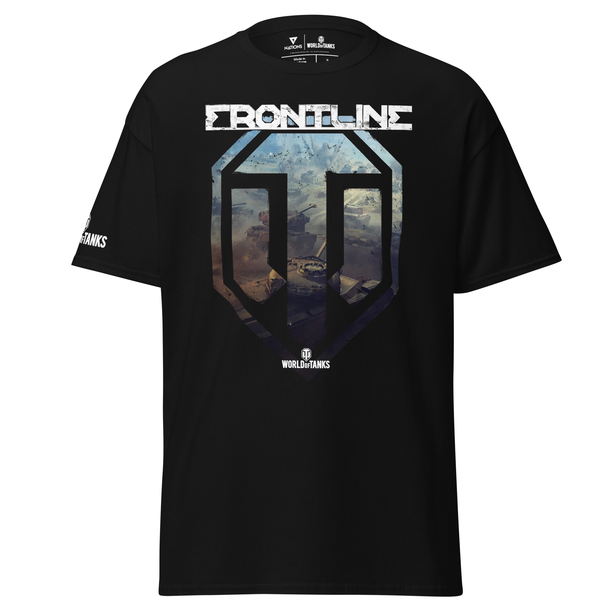 World of Tanks Frontline 2025 t-shirt cotone unisex