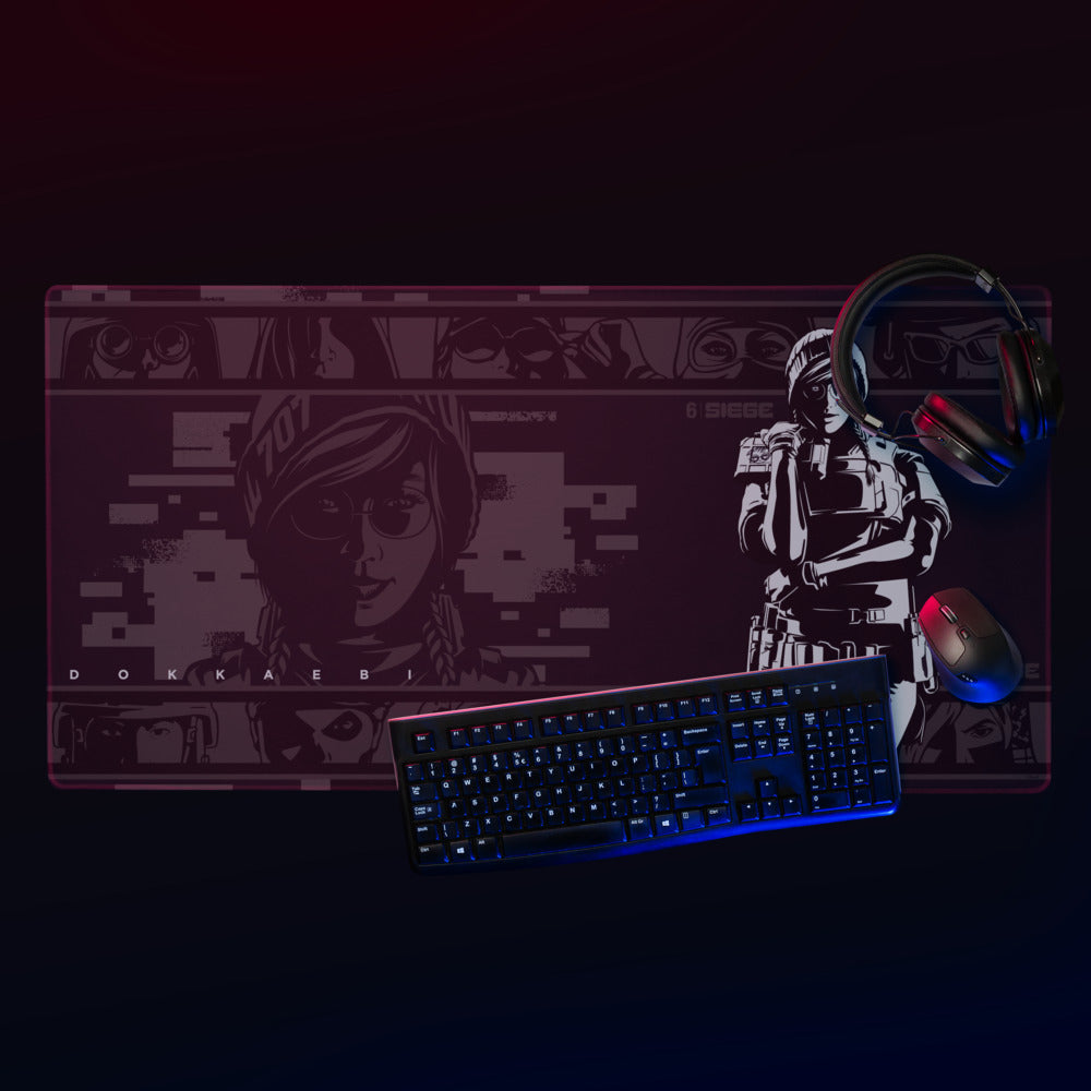 UBICollectibles Six Siege Dokkaebi tappetino gaming mouse XL