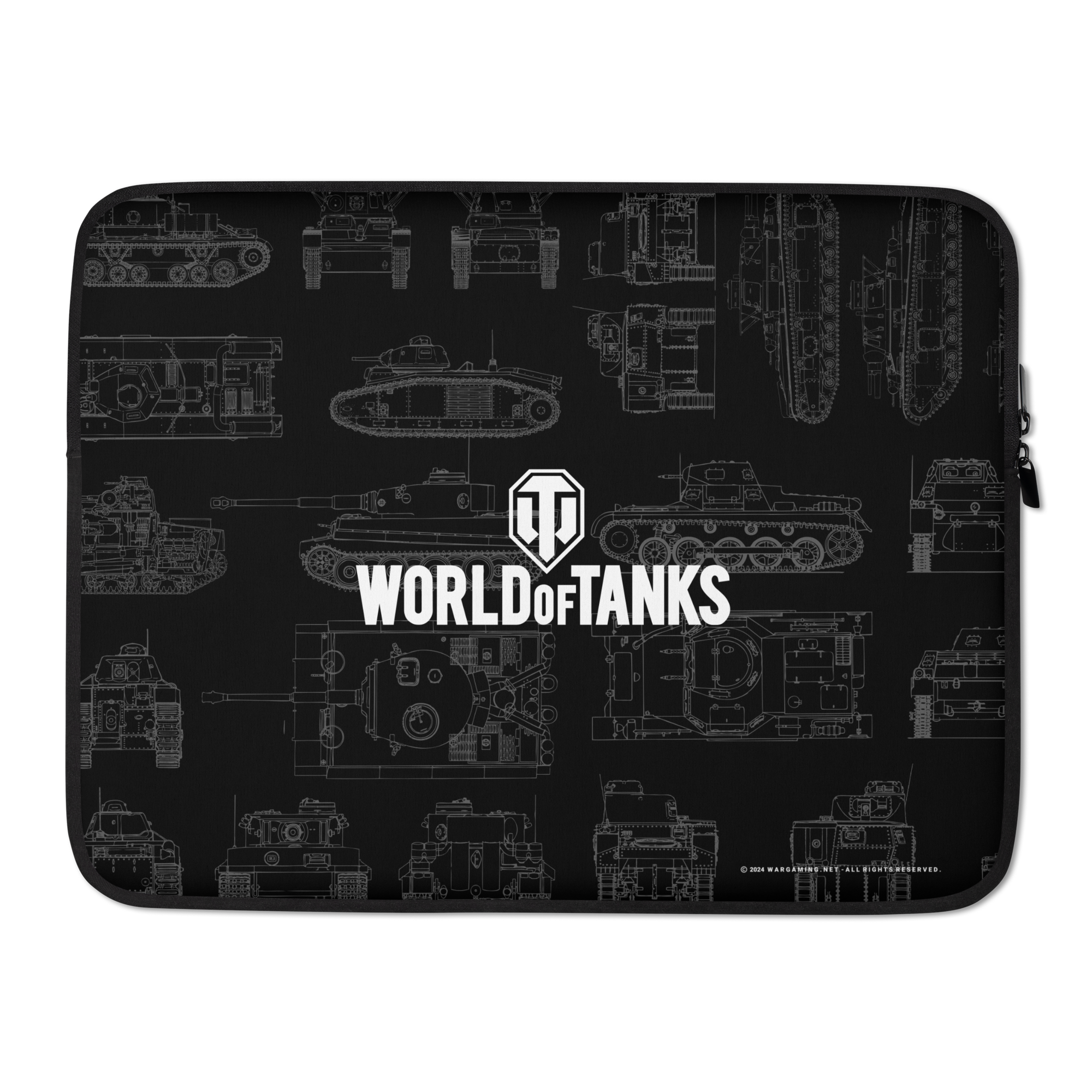World of Tanks Blueprints custodia laptop 13 pollici neoprene