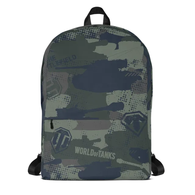 World of Tanks Camo zaino laptop 15 pollici