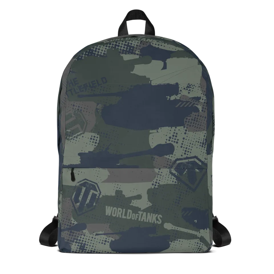 World of Tanks Camo zaino laptop 15 pollici