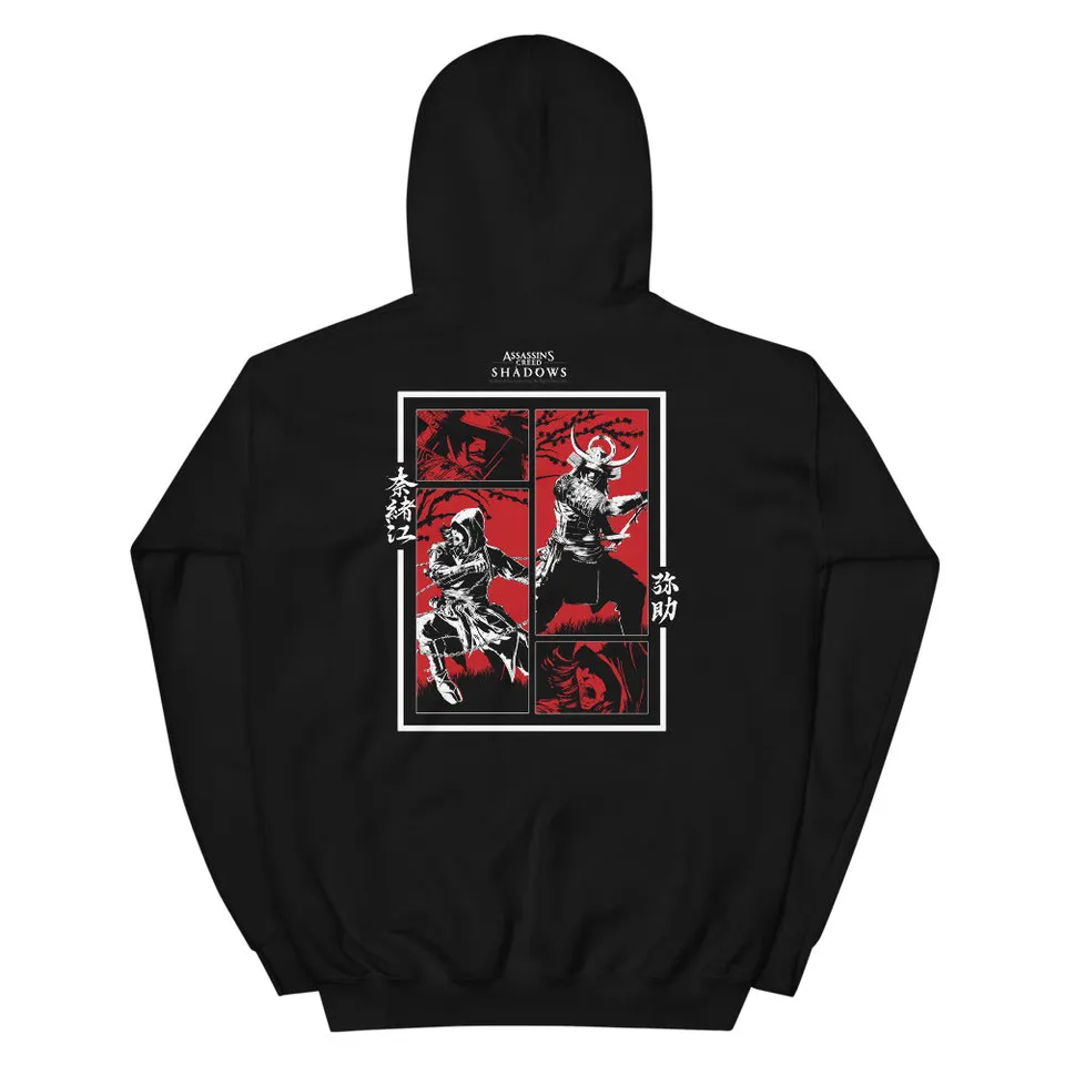 Ubisoft Assassin's Creed Shadows felpa cappuccio nera unisex