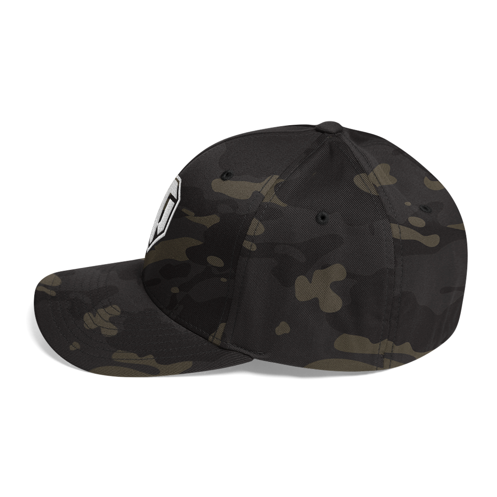World of Tanks Logo FlexFit cappellino Black MultiCam