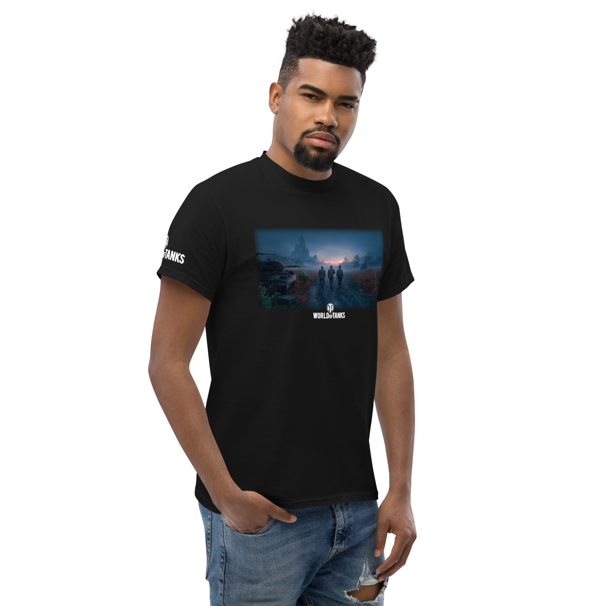 World of Tanks Victory Day 2025 t-shirt nera ufficiale