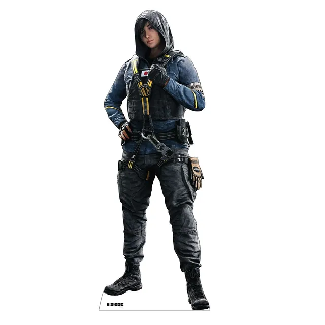 Ubisoft Rainbow Six Siege Hibana sagoma cartone 178 cm