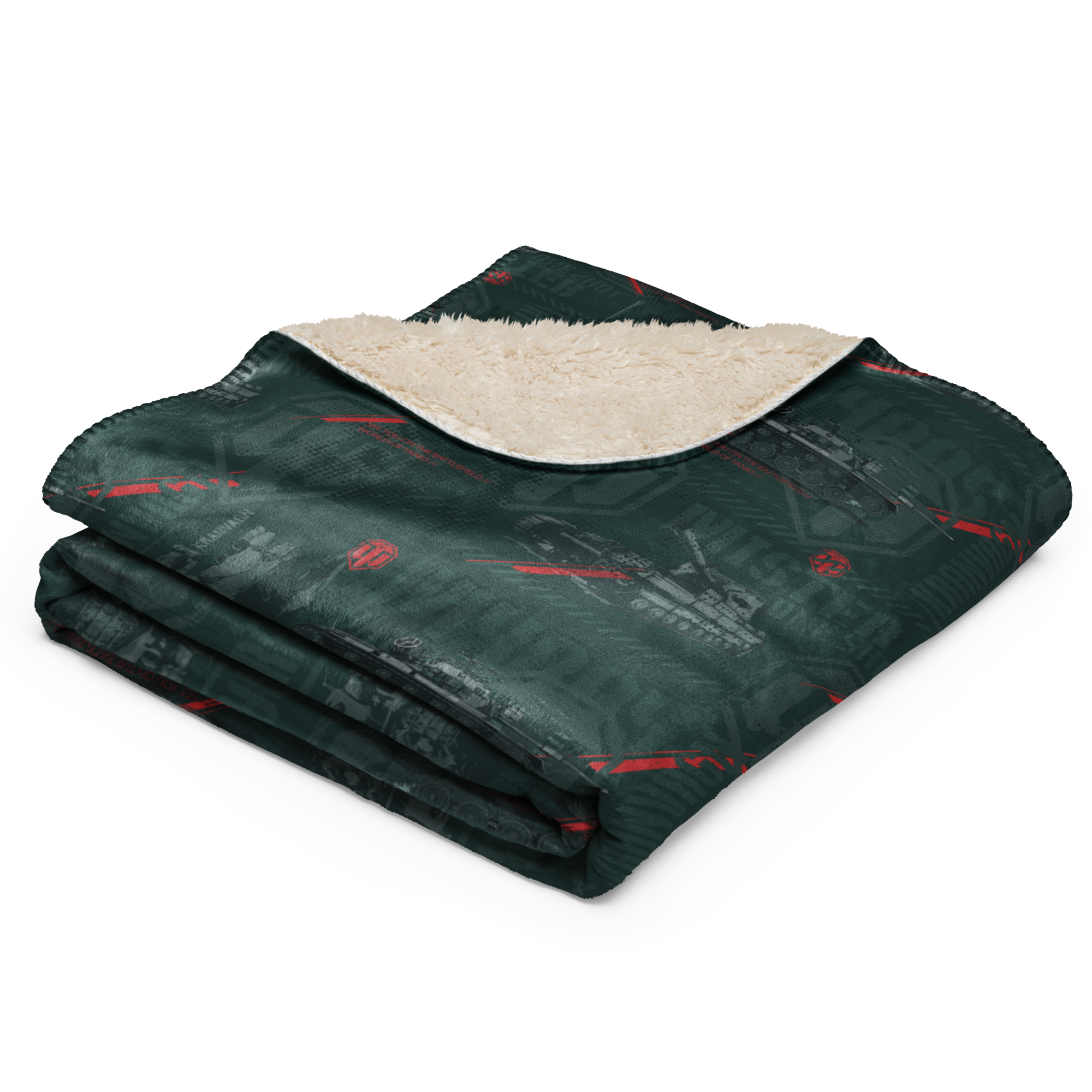 World of Tanks One Shot Holiday coperta sherpa calda